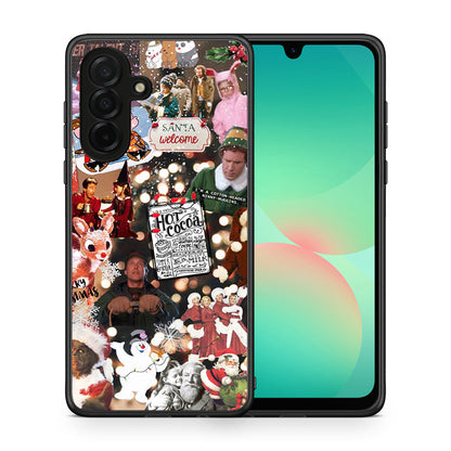 Θήκη Samsung Galaxy A26 5G Xmas Movies από τη Smartfits με σχέδιο στο πίσω μέρος και μαύρο περίβλημα | Samsung Galaxy A26 5G Xmas Movies case with colorful back and black bezels