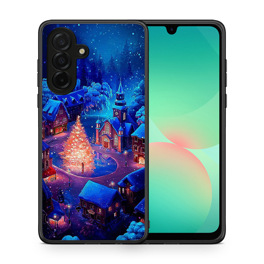 Θήκη Samsung Galaxy A26 5G Xmas Village από τη Smartfits με σχέδιο στο πίσω μέρος και μαύρο περίβλημα | Samsung Galaxy A26 5G Xmas Village case with colorful back and black bezels