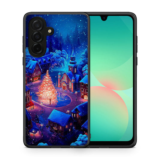 Θήκη Samsung Galaxy A26 5G Xmas Village από τη Smartfits με σχέδιο στο πίσω μέρος και μαύρο περίβλημα | Samsung Galaxy A26 5G Xmas Village case with colorful back and black bezels