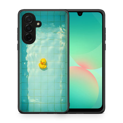 Θήκη Samsung Galaxy A26 5G Yellow Duck από τη Smartfits με σχέδιο στο πίσω μέρος και μαύρο περίβλημα | Samsung Galaxy A26 5G Yellow Duck case with colorful back and black bezels