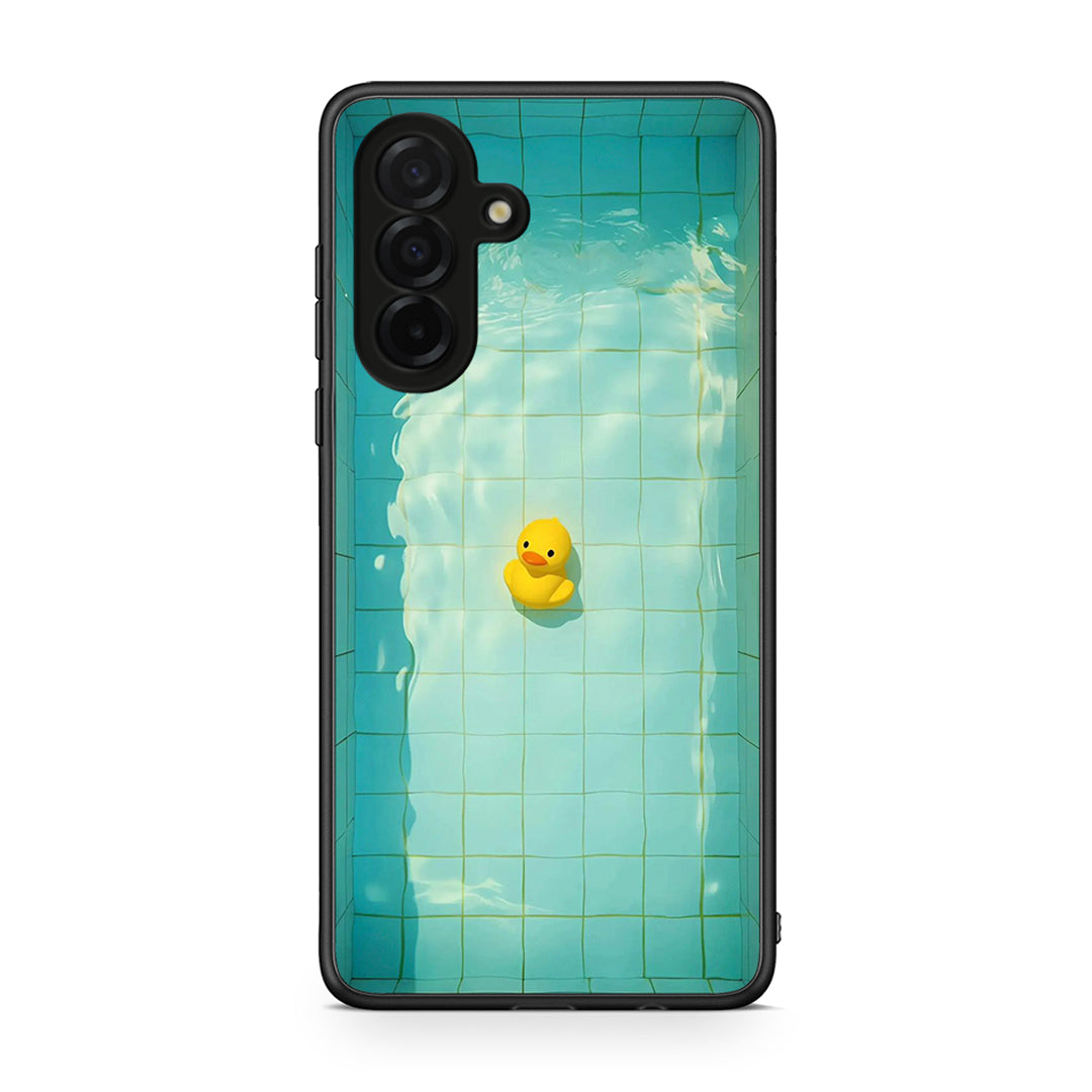 Samsung Galaxy A26 5G Yellow Duck θήκη από τη Smartfits με σχέδιο στο πίσω μέρος και μαύρο περίβλημα | Smartphone case with colorful back and black bezels by Smartfits