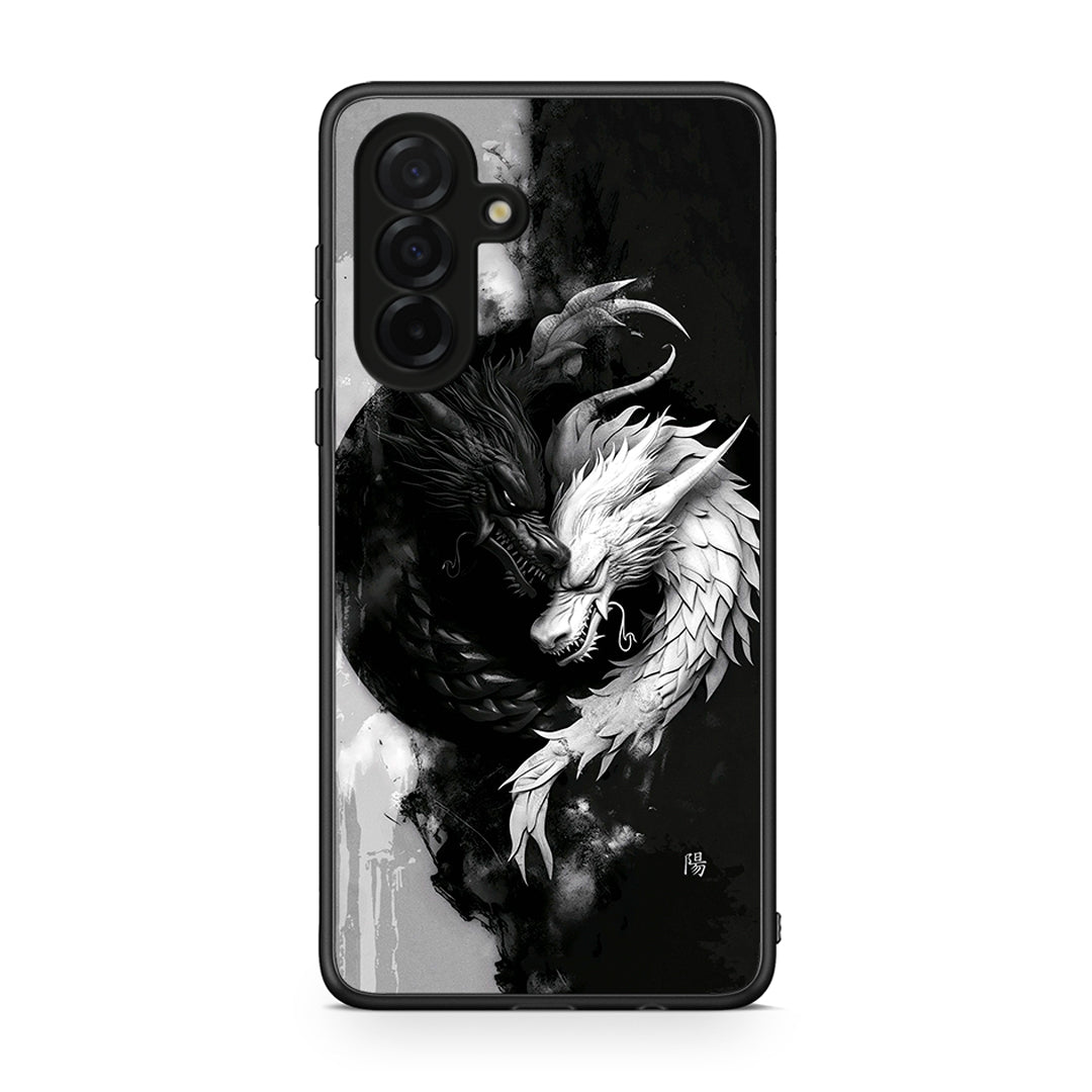 Samsung Galaxy A26 5G Yin Yang Θήκη από τη Smartfits με σχέδιο στο πίσω μέρος και μαύρο περίβλημα | Smartphone case with colorful back and black bezels by Smartfits