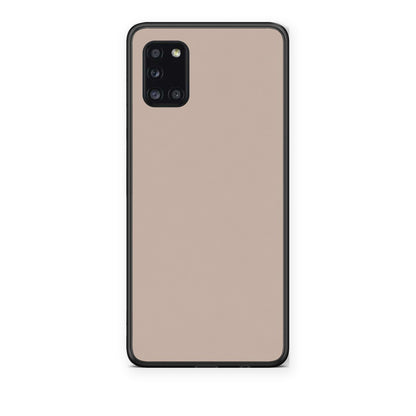 Θήκη Samsung Galaxy A31 Blush Beige από τη Smartfits με σχέδιο στο πίσω μέρος και μαύρο περίβλημα | Samsung Galaxy A31 Blush Beige case with colorful back and black bezels