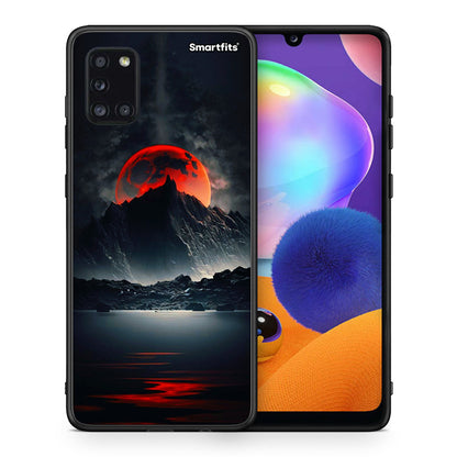 Red Full Moon - Samsung Galaxy A31 θήκη