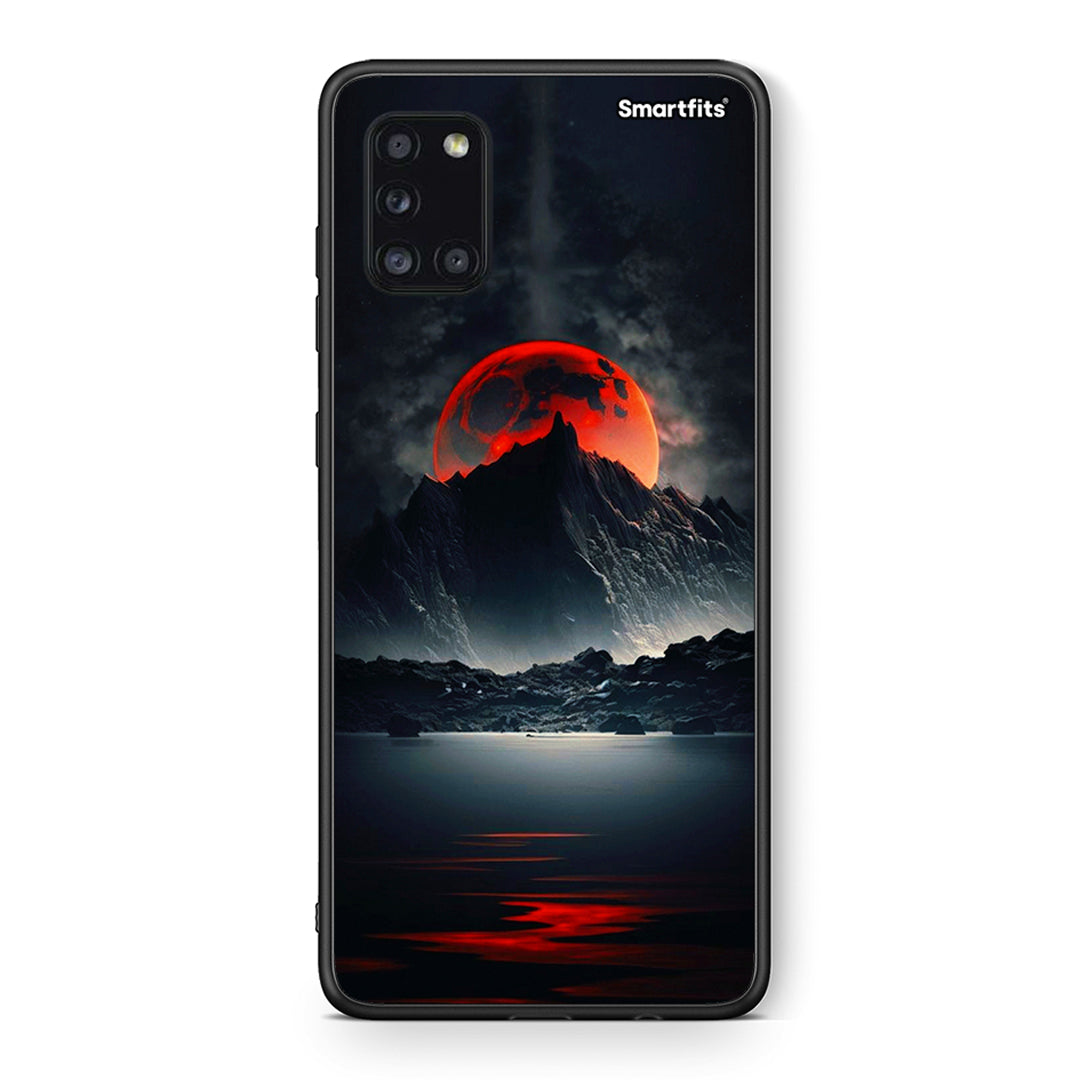 Red Full Moon - Samsung Galaxy A31 θήκη