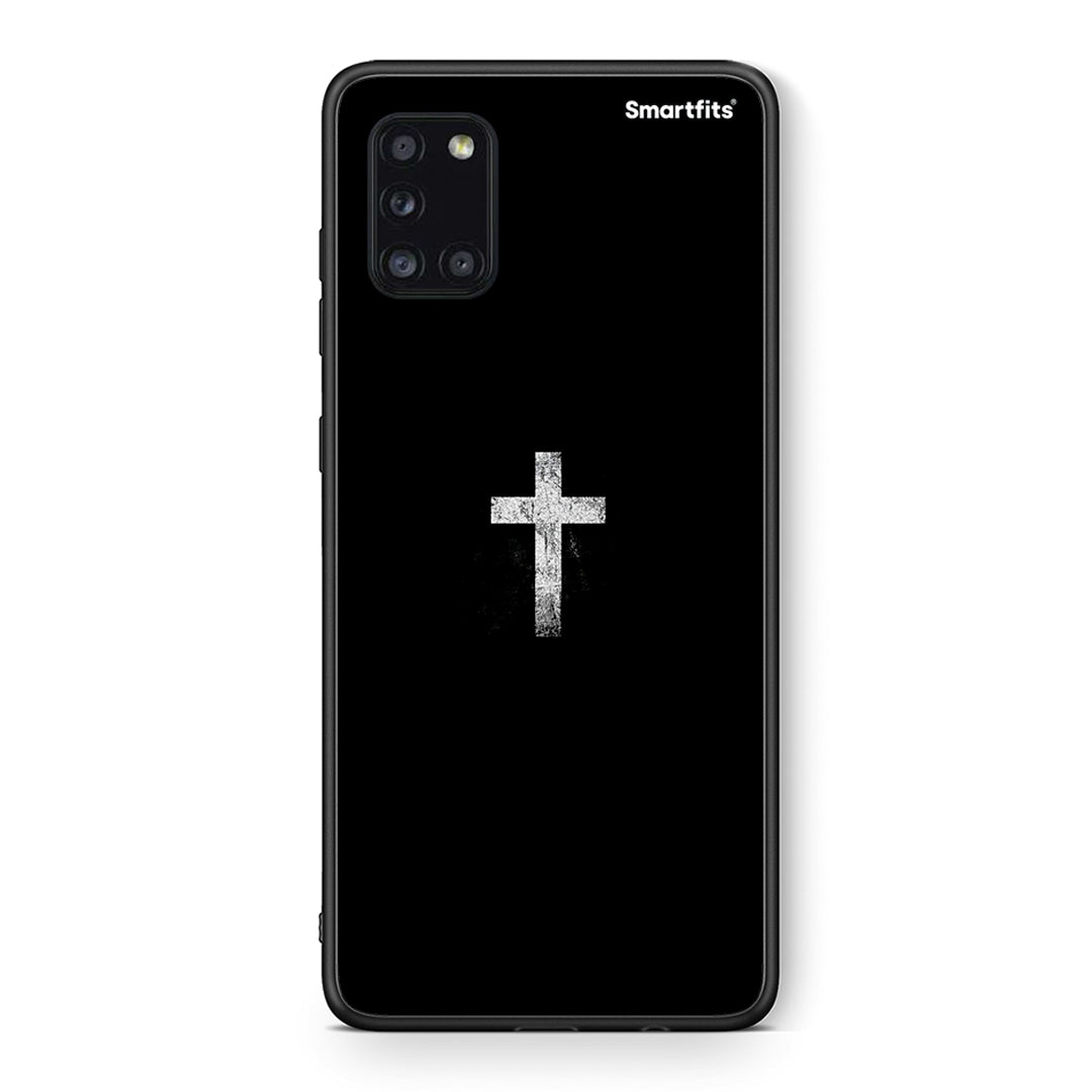 White Cross - Samsung Galaxy A31 θήκη
