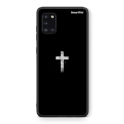 White Cross - Samsung Galaxy A31 θήκη