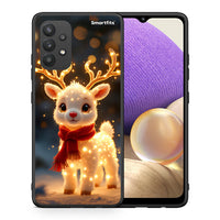 Thumbnail for Θήκη Samsung A32 4G Christmas Cutie από τη Smartfits με σχέδιο στο πίσω μέρος και μαύρο περίβλημα | Samsung A32 4G Christmas Cutie case with colorful back and black bezels