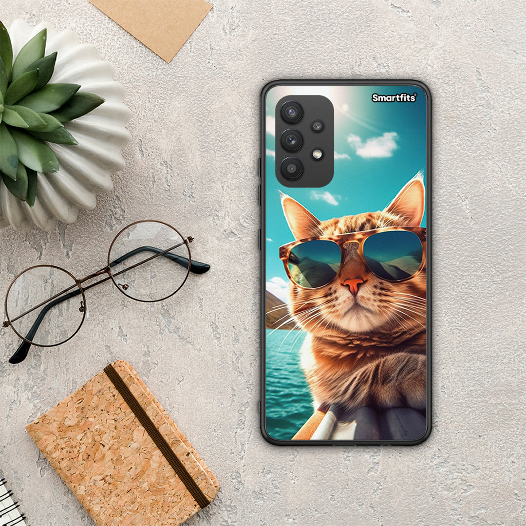 Summer Cat - Samsung Galaxy A32 4G θήκη