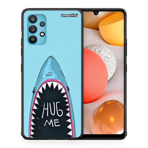 Θήκη Samsung Galaxy A32 5G  Hug Me από τη Smartfits με σχέδιο στο πίσω μέρος και μαύρο περίβλημα | Samsung Galaxy A32 5G  Hug Me case with colorful back and black bezels