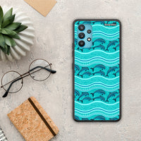 Thumbnail for Swimming Dolphins - Samsung Galaxy A32 5G θήκη