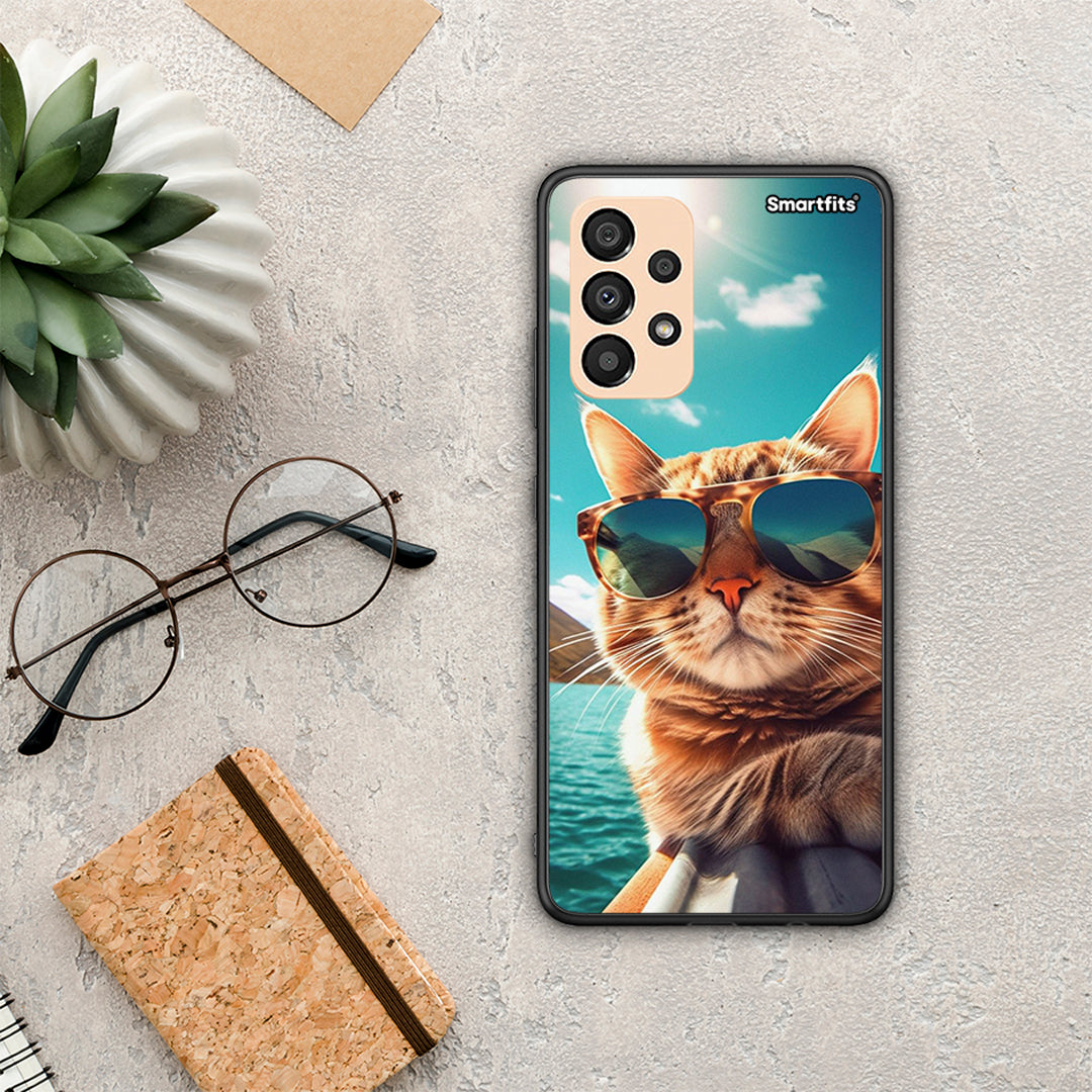 Summer Cat - Samsung Galaxy A33 5G θήκη