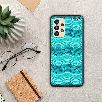 Swimming Dolphins - Samsung Galaxy A33 5G θήκη