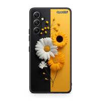 Thumbnail for Θήκη Samsung Galaxy A34 Yellow Daisies από τη Smartfits με σχέδιο στο πίσω μέρος και μαύρο περίβλημα | Samsung Galaxy A34 Yellow Daisies Case with Colorful Back and Black Bezels