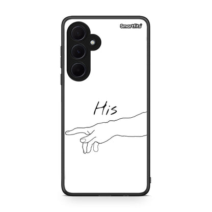 Samsung Galaxy A35 Aeshetic Love 2 Θήκη Αγίου Βαλεντίνου από τη Smartfits με σχέδιο στο πίσω μέρος και μαύρο περίβλημα | Smartphone case with colorful back and black bezels by Smartfits