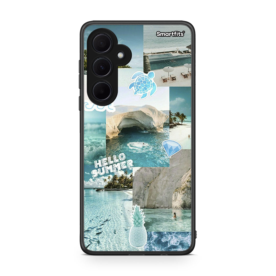 Samsung Galaxy A35 Aesthetic Summer Θήκη από τη Smartfits με σχέδιο στο πίσω μέρος και μαύρο περίβλημα | Smartphone case with colorful back and black bezels by Smartfits