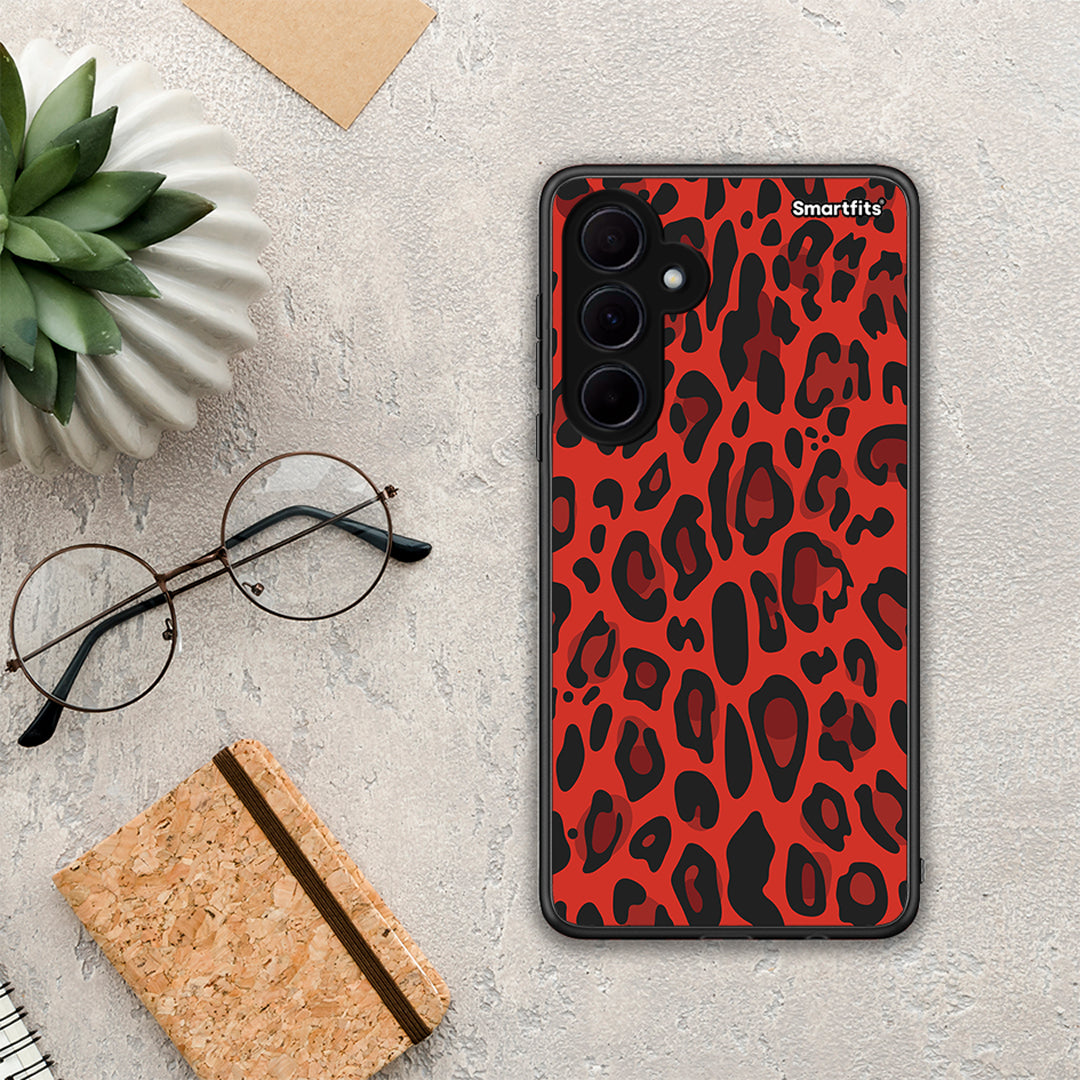 Animal Red Leopard - Samsung Galaxy A35 θήκη