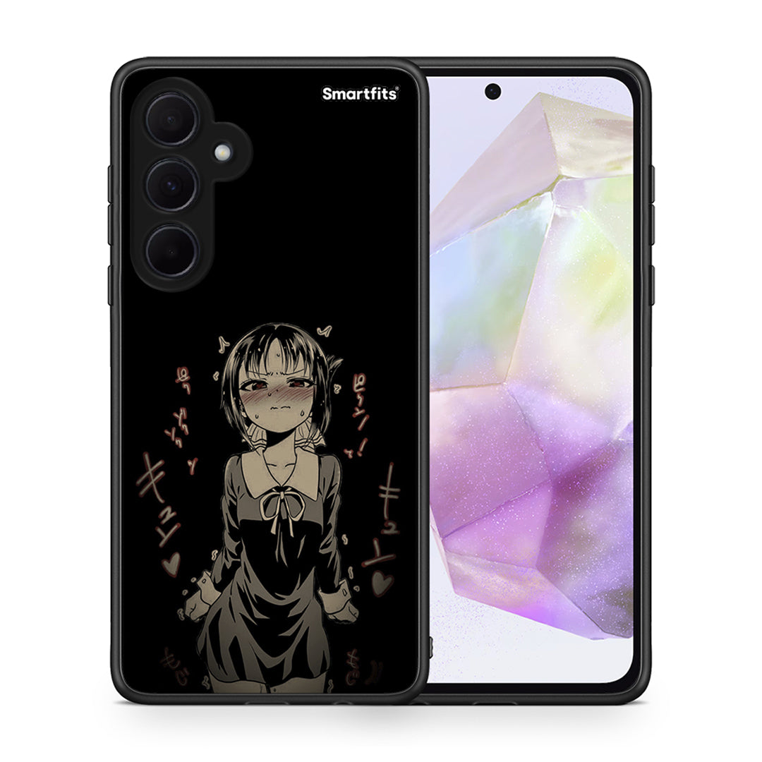 Θήκη Samsung Galaxy A35 Anime Girl από τη Smartfits με σχέδιο στο πίσω μέρος και μαύρο περίβλημα | Samsung Galaxy A35 Anime Girl case with colorful back and black bezels