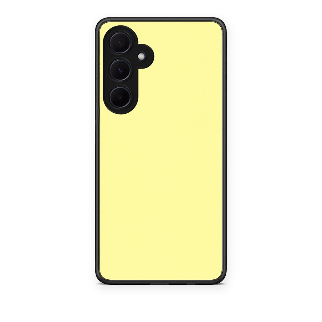 Θήκη Samsung Galaxy A35 Butter Yellow από τη Smartfits με σχέδιο στο πίσω μέρος και μαύρο περίβλημα | Samsung Galaxy A35 Butter Yellow case with colorful back and black bezels