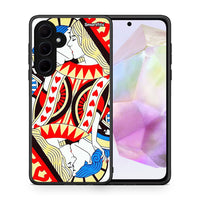 Thumbnail for Θήκη Samsung Galaxy A35 Card Love από τη Smartfits με σχέδιο στο πίσω μέρος και μαύρο περίβλημα | Samsung Galaxy A35 Card Love case with colorful back and black bezels