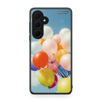 Thumbnail for Samsung Galaxy A35 Colorful Balloons θήκη από τη Smartfits με σχέδιο στο πίσω μέρος και μαύρο περίβλημα | Smartphone case with colorful back and black bezels by Smartfits