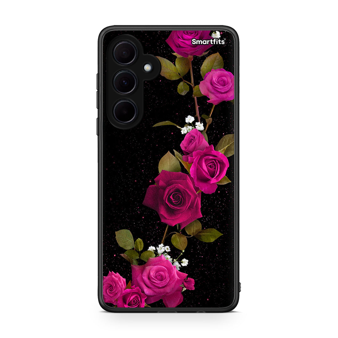 4 - Samsung Galaxy A35 Red Roses Flower case, cover, bumper