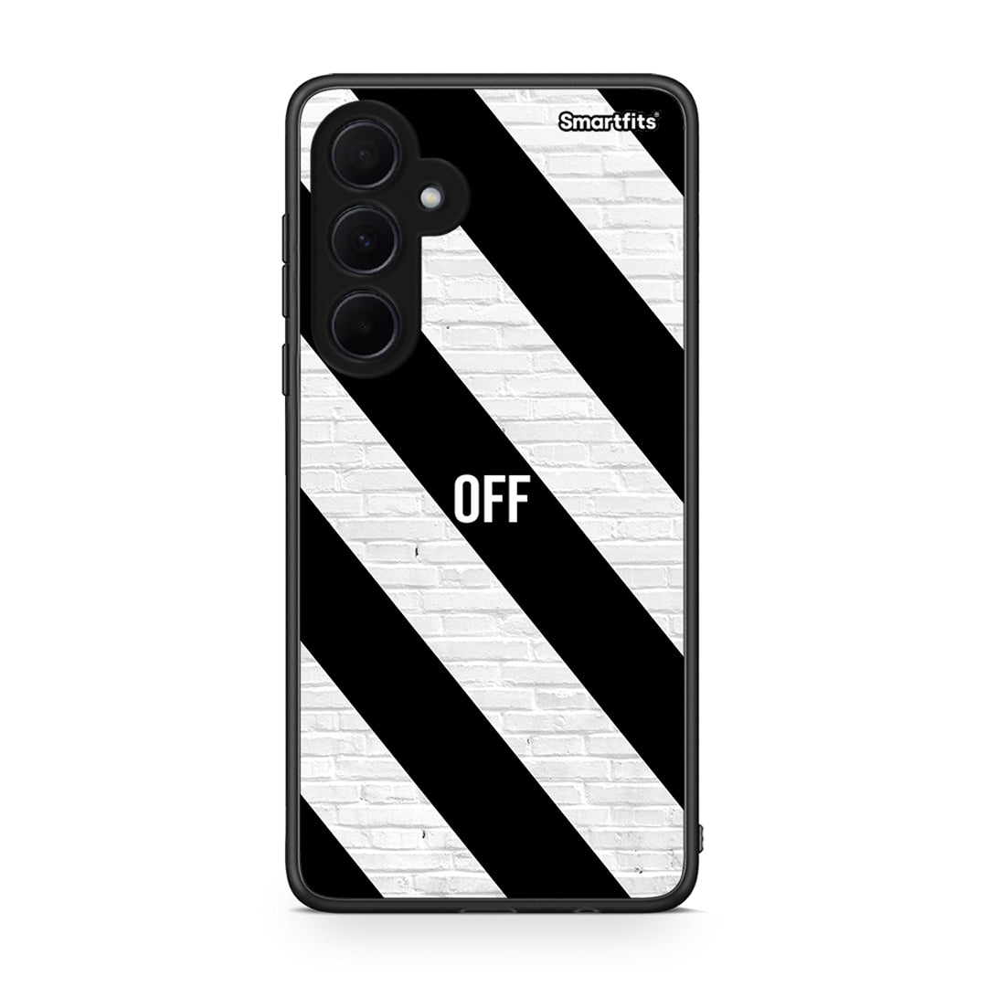 Samsung Galaxy A35 Get Off θήκη από τη Smartfits με σχέδιο στο πίσω μέρος και μαύρο περίβλημα | Smartphone case with colorful back and black bezels by Smartfits