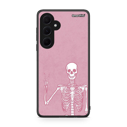 Samsung Galaxy A35 Halloween Motivation Θήκη από τη Smartfits με σχέδιο στο πίσω μέρος και μαύρο περίβλημα | Smartphone case with colorful back and black bezels by Smartfits