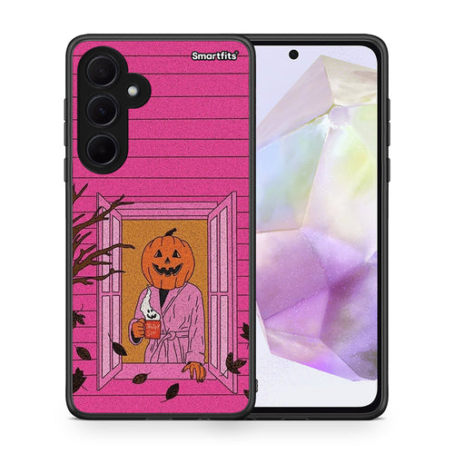 Halloween Pumpkin Lady - Samsung Galaxy A35 θήκη