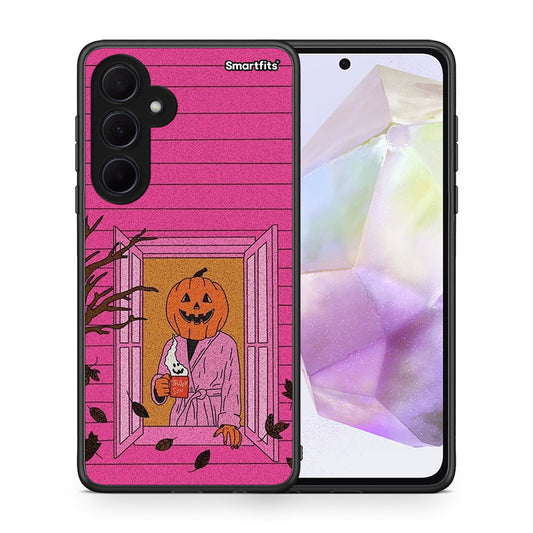 Halloween Pumpkin Lady - Samsung Galaxy A35 θήκη