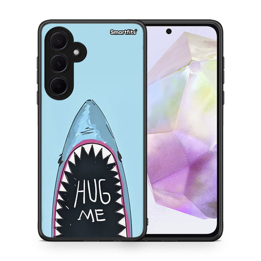 Θήκη Samsung Galaxy A35 Hug Me από τη Smartfits με σχέδιο στο πίσω μέρος και μαύρο περίβλημα | Samsung Galaxy A35 Hug Me case with colorful back and black bezels