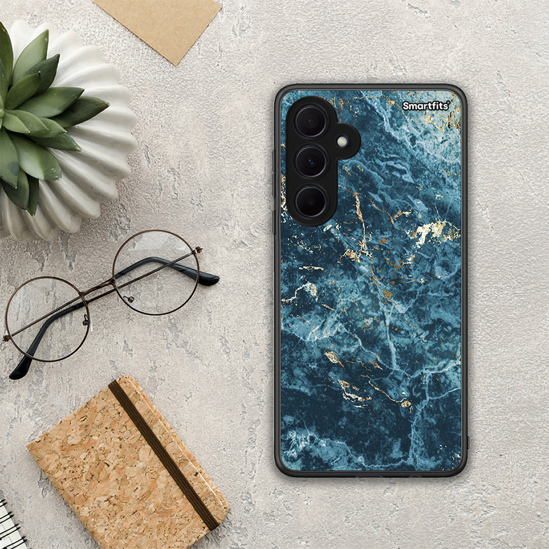 Marble Blue - Samsung Galaxy A35 θήκη