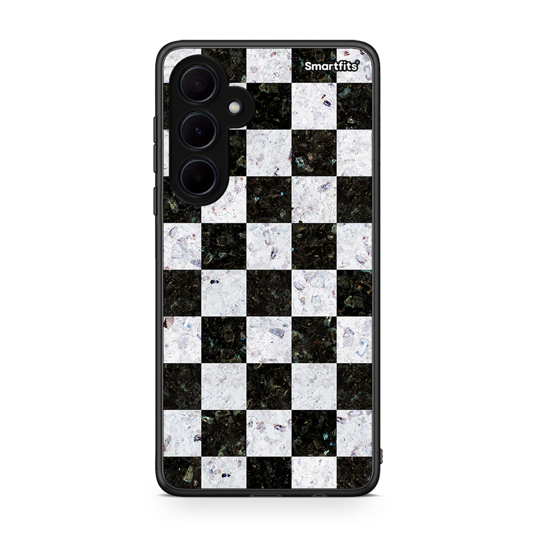 4 - Samsung Galaxy A35 Square Geometric Marble case, cover, bumper