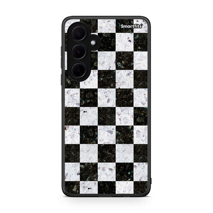 4 - Samsung Galaxy A35 Square Geometric Marble case, cover, bumper