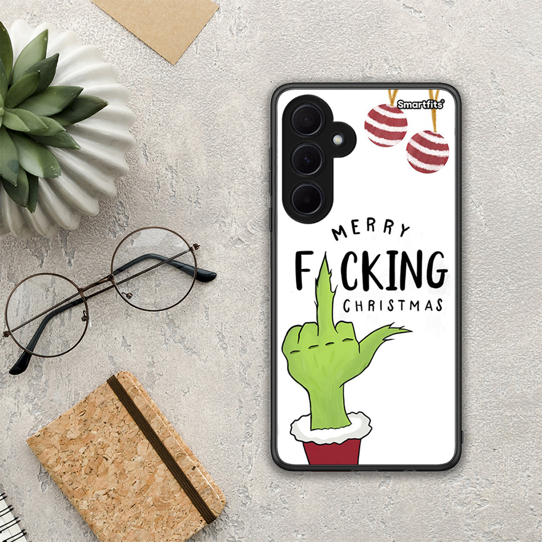 Merry F Xmas - Samsung Galaxy A35 θήκη