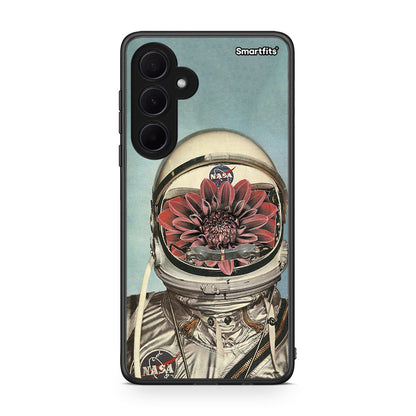 Samsung Galaxy A35 Nasa Bloom θήκη από τη Smartfits με σχέδιο στο πίσω μέρος και μαύρο περίβλημα | Smartphone case with colorful back and black bezels by Smartfits