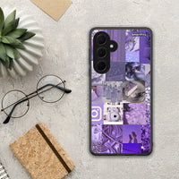 Thumbnail for Purple Aesthetic Collage - Samsung Galaxy A35 θήκη