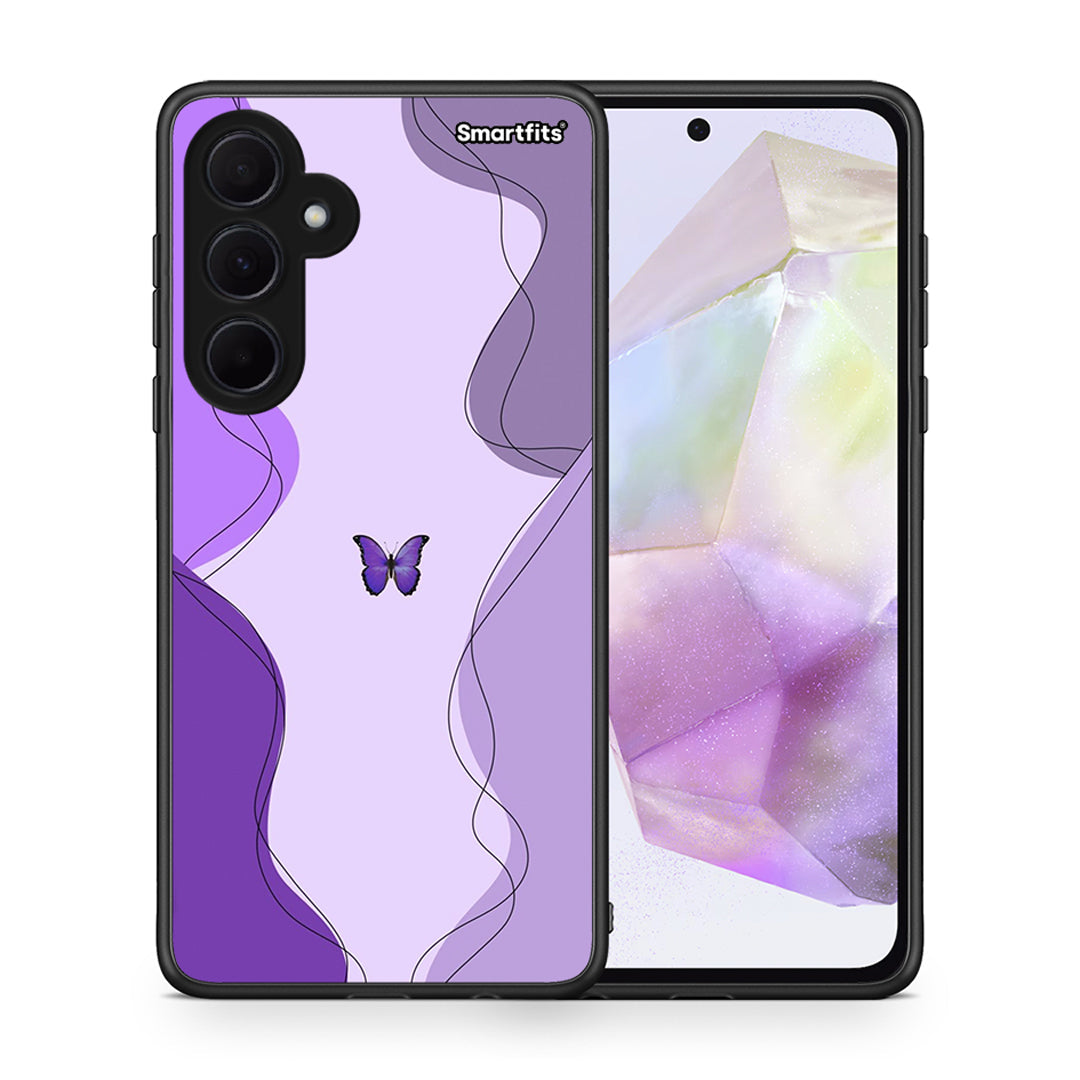 Purple Mariposa - Samsung Galaxy A35 θήκη