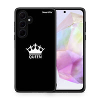 Thumbnail for Θήκη Samsung Galaxy A35 Queen Valentine από τη Smartfits με σχέδιο στο πίσω μέρος και μαύρο περίβλημα | Samsung Galaxy A35 Queen Valentine case with colorful back and black bezels