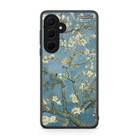 Thumbnail for Samsung Galaxy A35 White Blossoms θήκη από τη Smartfits με σχέδιο στο πίσω μέρος και μαύρο περίβλημα | Smartphone case with colorful back and black bezels by Smartfits