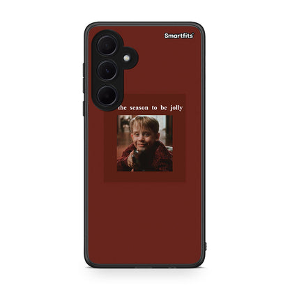 Samsung Galaxy A35 Xmas Ultimate Spirit θήκη από τη Smartfits με σχέδιο στο πίσω μέρος και μαύρο περίβλημα | Smartphone case with colorful back and black bezels by Smartfits