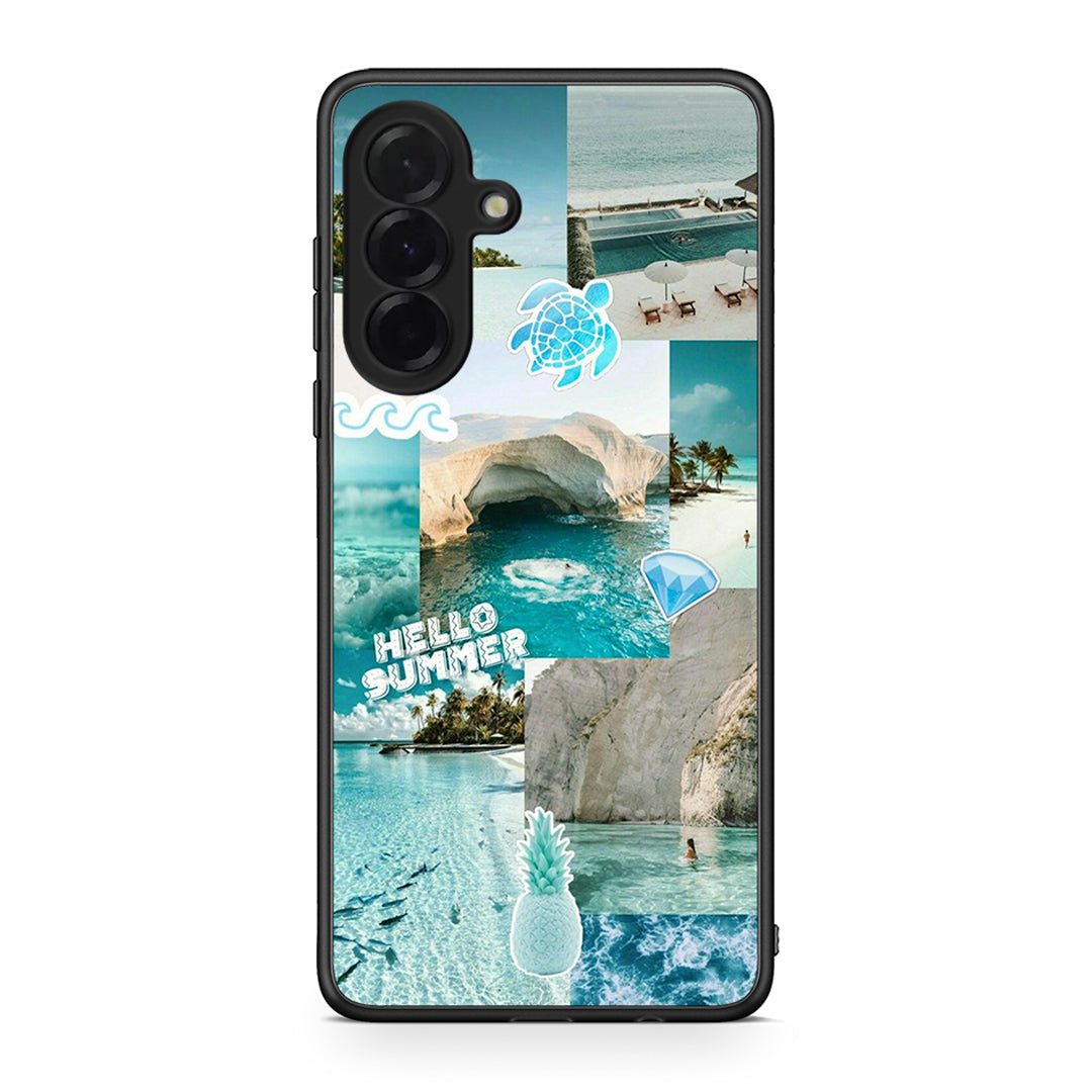 Samsung Galaxy A36 Aesthetic Summer Θήκη από τη Smartfits με σχέδιο στο πίσω μέρος και μαύρο περίβλημα | Smartphone case with colorful back and black bezels by Smartfits