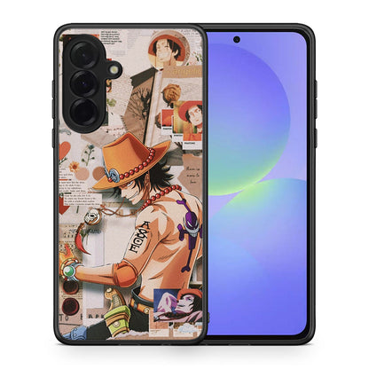Θήκη Samsung Galaxy A36 Anime Collage από τη Smartfits με σχέδιο στο πίσω μέρος και μαύρο περίβλημα | Samsung Galaxy A36 Anime Collage case with colorful back and black bezels