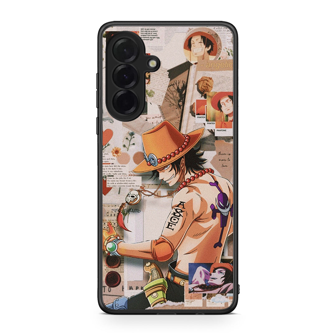 Samsung Galaxy A36 Anime Collage θήκη από τη Smartfits με σχέδιο στο πίσω μέρος και μαύρο περίβλημα | Smartphone case with colorful back and black bezels by Smartfits