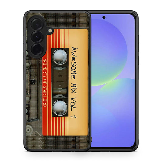 Θήκη Samsung Galaxy A36 Awesome Mix από τη Smartfits με σχέδιο στο πίσω μέρος και μαύρο περίβλημα | Samsung Galaxy A36 Awesome Mix case with colorful back and black bezels