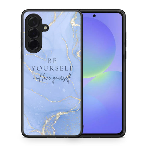 Θήκη Samsung Galaxy A36 Be Yourself από τη Smartfits με σχέδιο στο πίσω μέρος και μαύρο περίβλημα | Samsung Galaxy A36 Be Yourself case with colorful back and black bezels