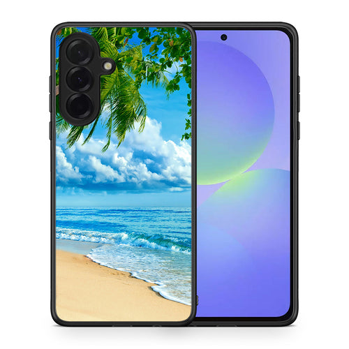 Θήκη Samsung Galaxy A36 Beautiful Beach από τη Smartfits με σχέδιο στο πίσω μέρος και μαύρο περίβλημα | Samsung Galaxy A36 Beautiful Beach case with colorful back and black bezels