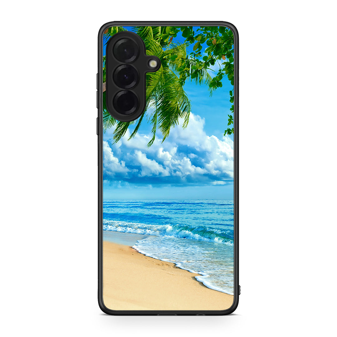 Samsung Galaxy A36 Beautiful Beach θήκη από τη Smartfits με σχέδιο στο πίσω μέρος και μαύρο περίβλημα | Smartphone case with colorful back and black bezels by Smartfits
