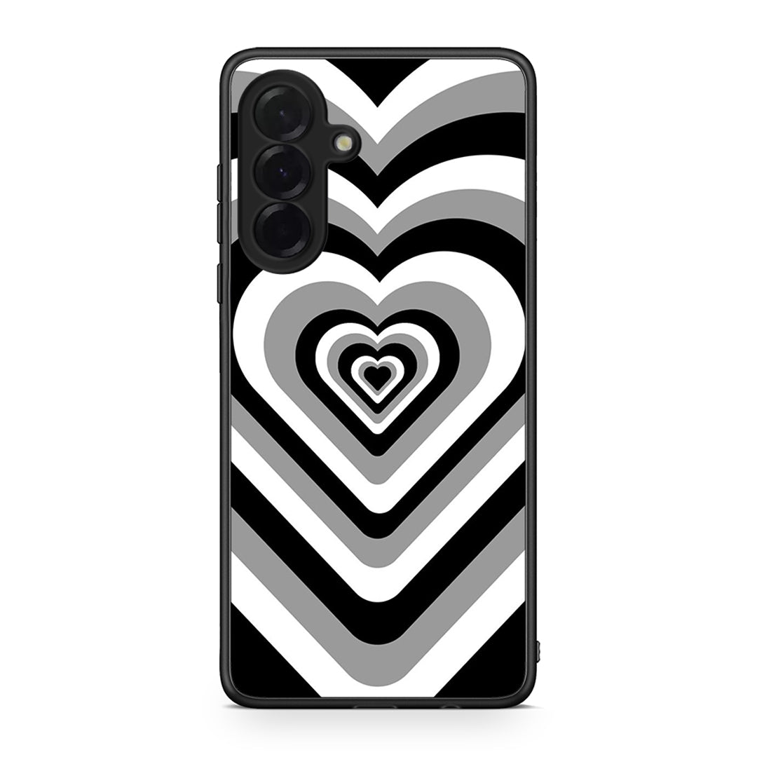 Samsung Galaxy A36 Black Hearts θήκη από τη Smartfits με σχέδιο στο πίσω μέρος και μαύρο περίβλημα | Smartphone case with colorful back and black bezels by Smartfits