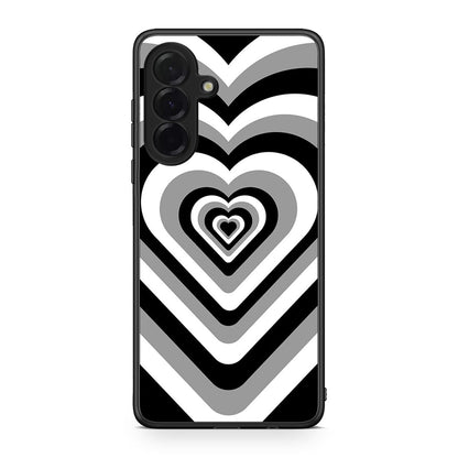 Samsung Galaxy A36 Black Hearts θήκη από τη Smartfits με σχέδιο στο πίσω μέρος και μαύρο περίβλημα | Smartphone case with colorful back and black bezels by Smartfits
